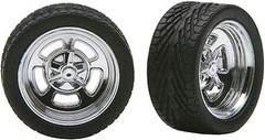 Pegasus 2305 HOLLI’S 23″ Chrome Wheels + Low Profile Tires model cars 1/24 25