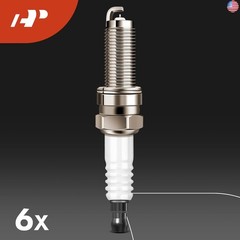 A-Premium Ignition Coil (Blue) with 3-Pins and Iridium Spark Plugs Compatible