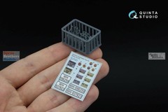 1/35 Quinta 3D Interior Decal #35151R Kubelwagen Tp.82 W/Resin For MENG