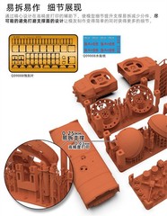 QW Q09008 1/72 Zaamurets/Orlik/No,105 Armored Train Model Kit w/Metal Track