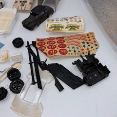 Vintage Model Car Parts Lot Bodies Interiors Decals AMT MPC 60s 70s
