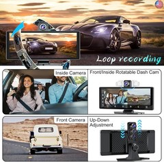 Carplay Screen for Car,10.26″ HD Car Stereo for Apple Carplay & Android