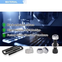 2 Inches Rear Lift Blocks Kit Compatible with 1999-2024 Chevy Silverado 1500