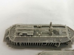 1 /700 USS Cincinnati Inland Ironclad Ship of the United States Unpainted