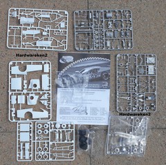 DONOR KIT – ASPHALT MODIFIED RACE CAR WHITE KIT – NO DECALS – 1/25