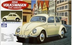 GSI Creos 1/24 VW Beetle 1956 Oval Window Model Kit G149 Classic Car Japan Rare