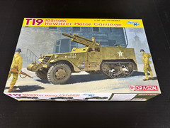 DRAGON 1/35 6496 T19 105mm Howitzer Motor Carriage Model Kit
