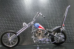Easy Rider Harley Davidson Built Motorcycle Chopper Captain America Model