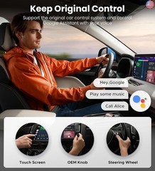 ByteWave Android Auto Wireless Adapter, 2025 NFC & Bluetooth 5.3 Convert