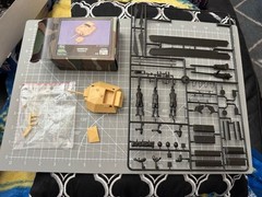 Italeri 1/35 Scale Crusader III Tank Model Kit #219 Partially Assembled W/Bonus