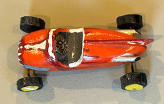 Vintage Custom Built Wood Midget Racer Model Indy 500 Marx Slush Race Stock Car