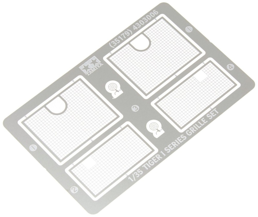 Tamiya MM 35179 1/35 German Heavy Tank Tiger I Photo-Etched Grille PE Set