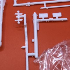 1955 Bel Air Chevy AMT Wheels Axle Diff Fan Driveshaft Model Parts 1:25 New 12