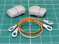 Eureka XXL 1/35 Towing Cable w/Rolled Canvas Soviet T-55 Tank (MiniArt) ER-3557