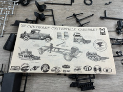 Vintage MPC Chevrolet Roadster 1932 1:25 Scale Budd Anderson Model Kit Open Box