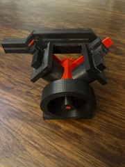 3d Printed V2 Compressed Air Engine Model
