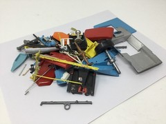 Vintage Race & Drag Model Car Junkyard Parts LOT 1/24-1/25 Scale