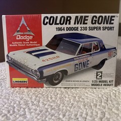 Lindberg Color Me Gone 1964 Dodge 330 Super Sport Kit # 72156 Factory Sealed