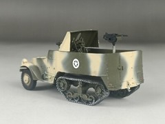 1/72 Built M3 75mm M1A1 Howitzer Motor Carriage T30 Half Truck Model