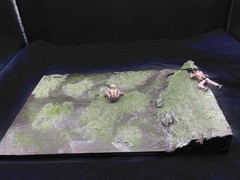 1/35 Scale Military Diorama Base Terrain Display Model Soldiers Figures Diecast