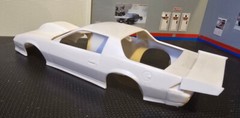 Resin Turbo Hood & Rear Spoiler Combo for 83 Camaro Z28 AMT 1/25.
