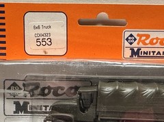 Roco Minitanks WWII US GMC M-34 2.5 T 6×6 Troop Cargo Truck