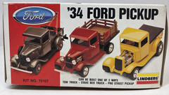 Lindberg ’34 Ford Pickup Pro Street 3 Way Build 1:25 Model Truck Kit #72157