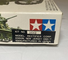 Tamiya 1/35 US Light Model Tank M3 Stuart – Kit# 3542 1/35 Scale, New Open Box