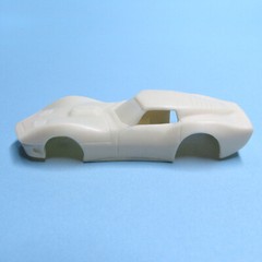 Jimmy Flintstone Custom Corvette Makoshark slot car resin body JFSL21
