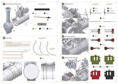 1901 Burrell Compound Traction Engine (3d print. model kit) 1/16 ScaleX SX-16001