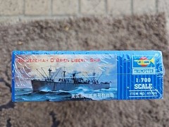 Trumpeter 05755 1:700 SS Jeremiah OBrien WWII Liberty Ship Plastic Model Kit