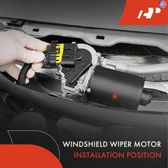 A-Premium Rear Windshield Wiper Motor Without Washer Pump Compatible with