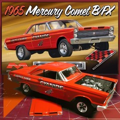 MOEBIUS MODELS 2755 1/25 1965 MERCURY COMET CYCLONE 289ci B/FX ENGINE MODEL KIT