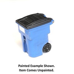 x5 Make It RC 1/24 Scale Trash Cans for RC/Model Car Garage, Shop, Diorama