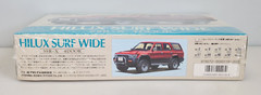 Aoshima Hilux Surf Wide SSR-X 4 Door, 1/24 Scale Plastic Model Kit 4, New Sealed