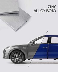 1:24 Scale AUDI Q5 Alloy Diecast Model Car – SUV Toy Vehicle with Sound & Light