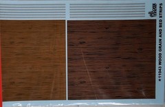 GOFER RACING DECALS wood grain bed strips SHEET 1:24 1:25 CAR MODEL 11043