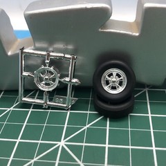2) MM 1:25 Great Looking Cragar SS Spoke Wheels W AMT F60 Tires LBR Model Parts
