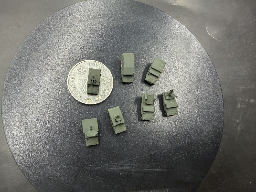 3D Printed 1/400/350 USA Humvee Series Armored Vehicle Finished /7pc