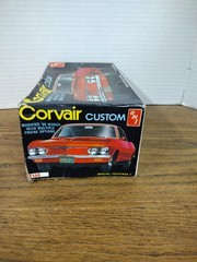 Vintage AMT 1969 Corsair Custom Plastic Model Car Kit Open Box Parts Are Sealed