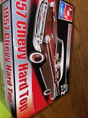 AMT Ertl 31543 1/25 Scale 1957 Chevy Hard Top Plastic Model Kit New Open Box