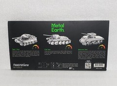 Metal Earth WWII Military Tanks – DIY 3D Steel Model Kits for 3 Tanks – READ