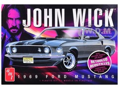 SKILL 2 MODEL KIT 1969 FORD MUSTANG “JOHN WICK” 1/25 SCALE CAR BY AMT AMT1454 M