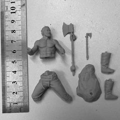 1/24 Resin Figures Model Kit Duke of Normandy Rollo Unpainted,Unassembled Model.