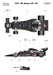 【 STUDIO27 Original kit 】1/20 SHADOW DN5B Monaco/Germany 1976 from Japan