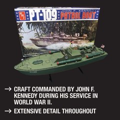 AMT 1233 1/64 John F. Kennedy PT-109 Model Kit