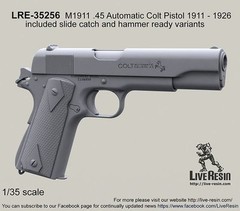 Live Resin 35256 1/35 M1911 Cal.45 Automatic Colt Pistol 1911-1926