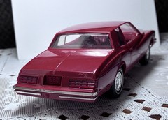 CINNABAR 1980 CHEVROLET MONTE CARLO 1:25 SCALE DEALER PROMO W/BOX !