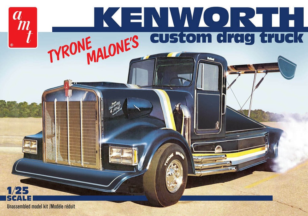 AMT 1/25 Kenworth Custom Drag Truck Tyrone Malone Model Kit #AMT1157~MINT in BOX