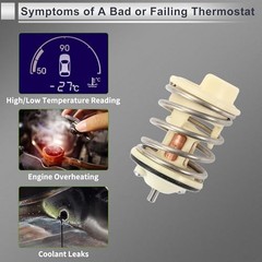 Inner Car Thermostat for Q7 3.6L V6 2007-2010 Durable Engine Coolant